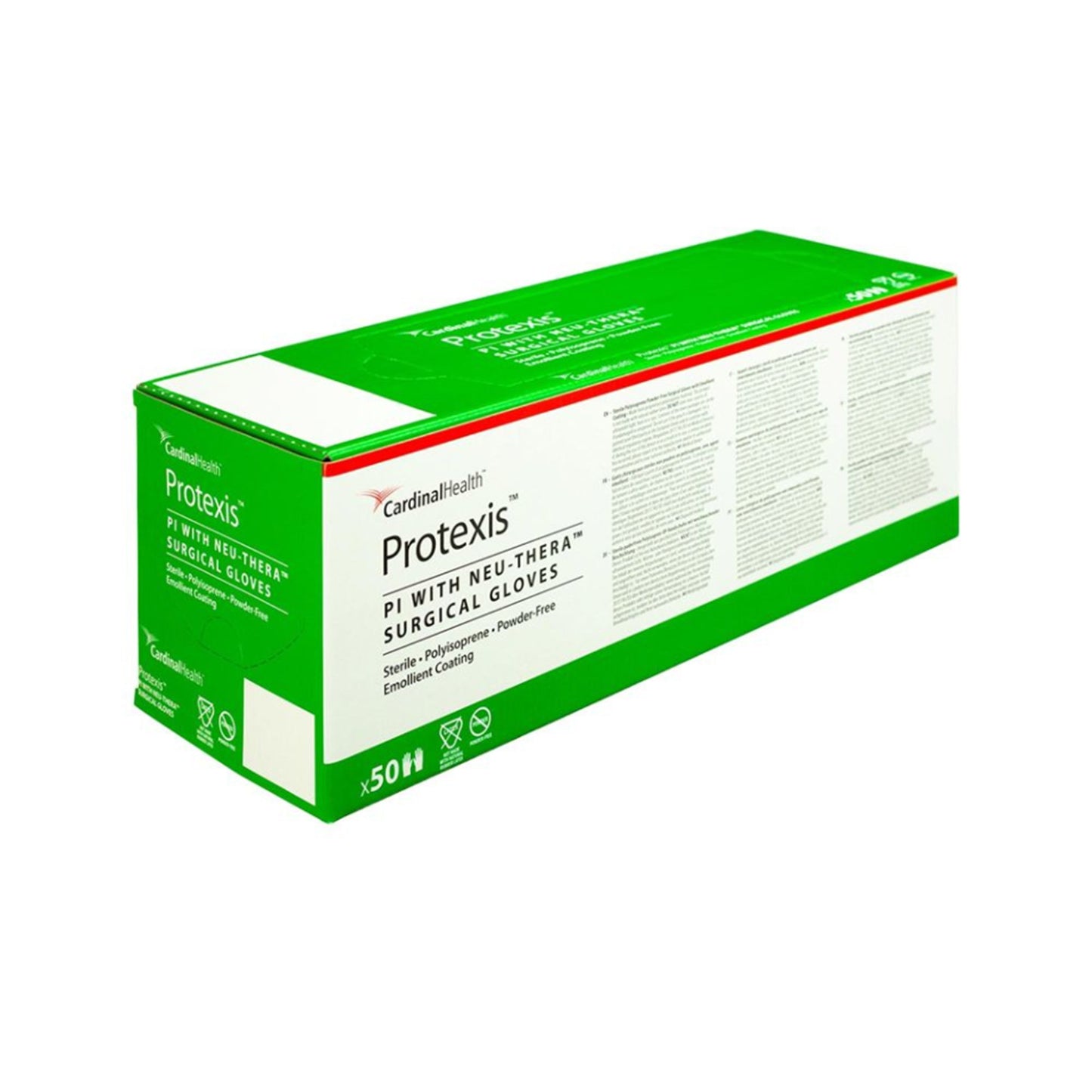 Cardinal 2D73TE65 Protexis™ PI with Neu-Thera® Polyisoprene Surgical Glove, Size 6.5, Ivory