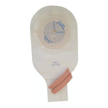 Safe N Simple SNS12T100 Safe n' Simple One-Piece Transparent Ostomy Pouch, 12-Inch Length