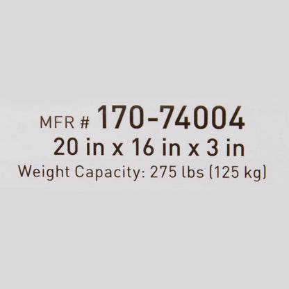 McKesson Molded Foam Seat Cushion, 20 x 16 x 3 Inch