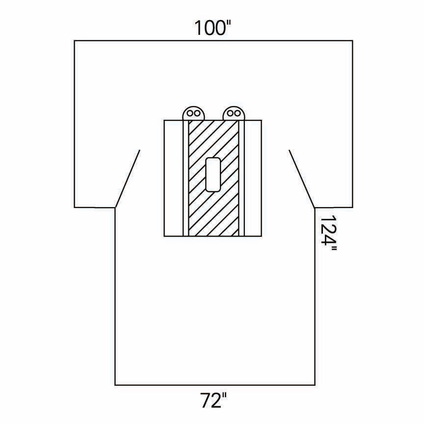 Abdominal Drape Laparotomy Drape 100 W X 72 W X 124 L Inch Sterile