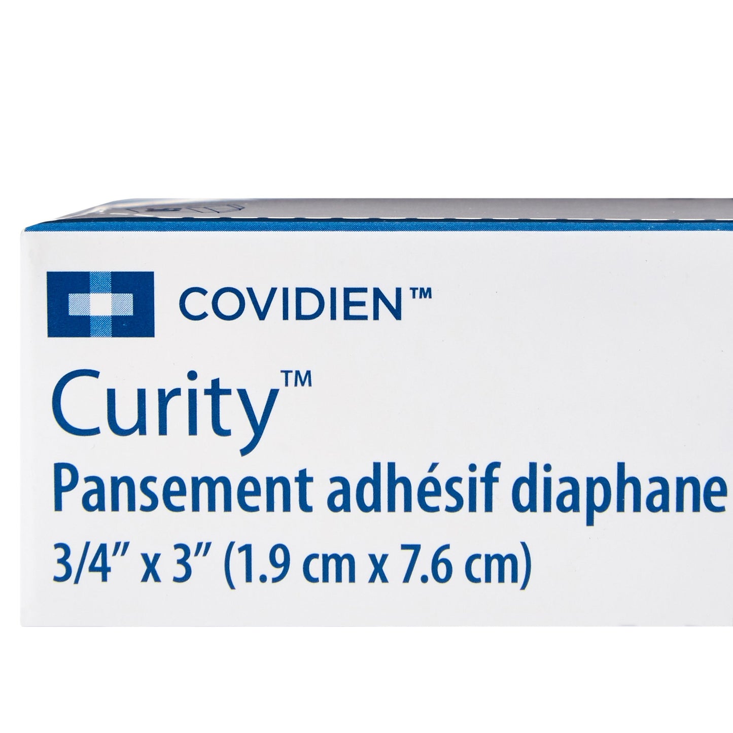 Curity™ Sheer Adhesive Strip, ¾ x 3 Inch