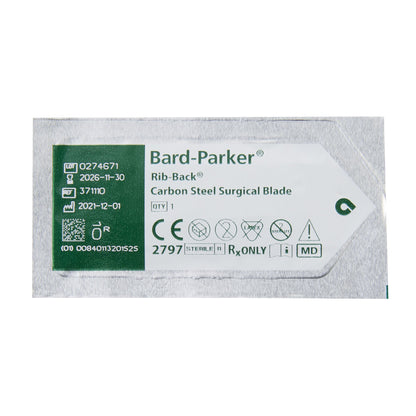 Bard-Parker® Carbon Rib-Back® Blade, Size 10