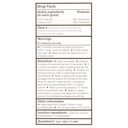 McKesson Unna Boot with Calamine and Zinc Oxide, 3 Inch x 10 Yard