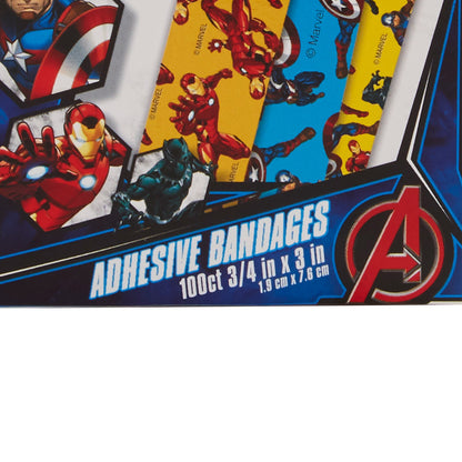 American® White Cross Stat Strip® Kid Design (Avengers) Adhesive Strips