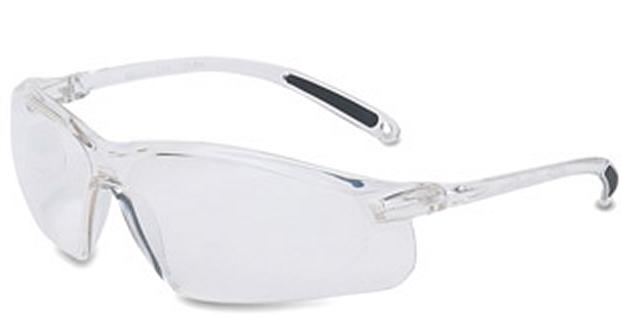 Safety Glasses Uvex A700 Series Wraparound Anti-scratch Coating Clear Tint Polycarbonate Lens Clear Frame Over Ear One Size Fits Most