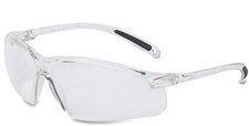 Safety Glasses Uvex A700 Series Wraparound Anti-scratch Coating Clear Tint Polycarbonate Lens Clear Frame Over Ear One Size Fits Most