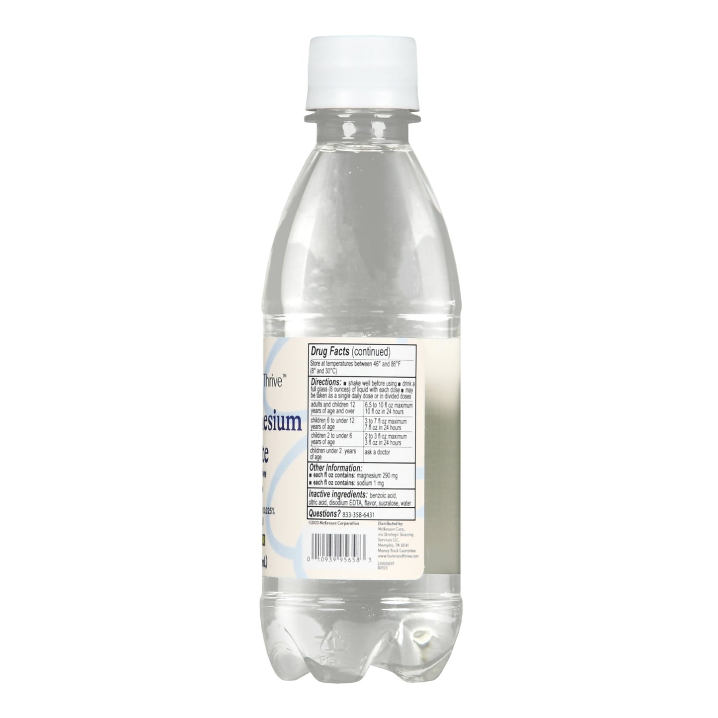Foster & Thrive™ Magnesium Citrate Laxative, Lemon Flavor, 10-ounce bottle