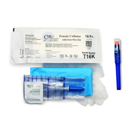 ConvaTec T16K Cure Twist Intermittent Catheter Kit, 16 Fr.