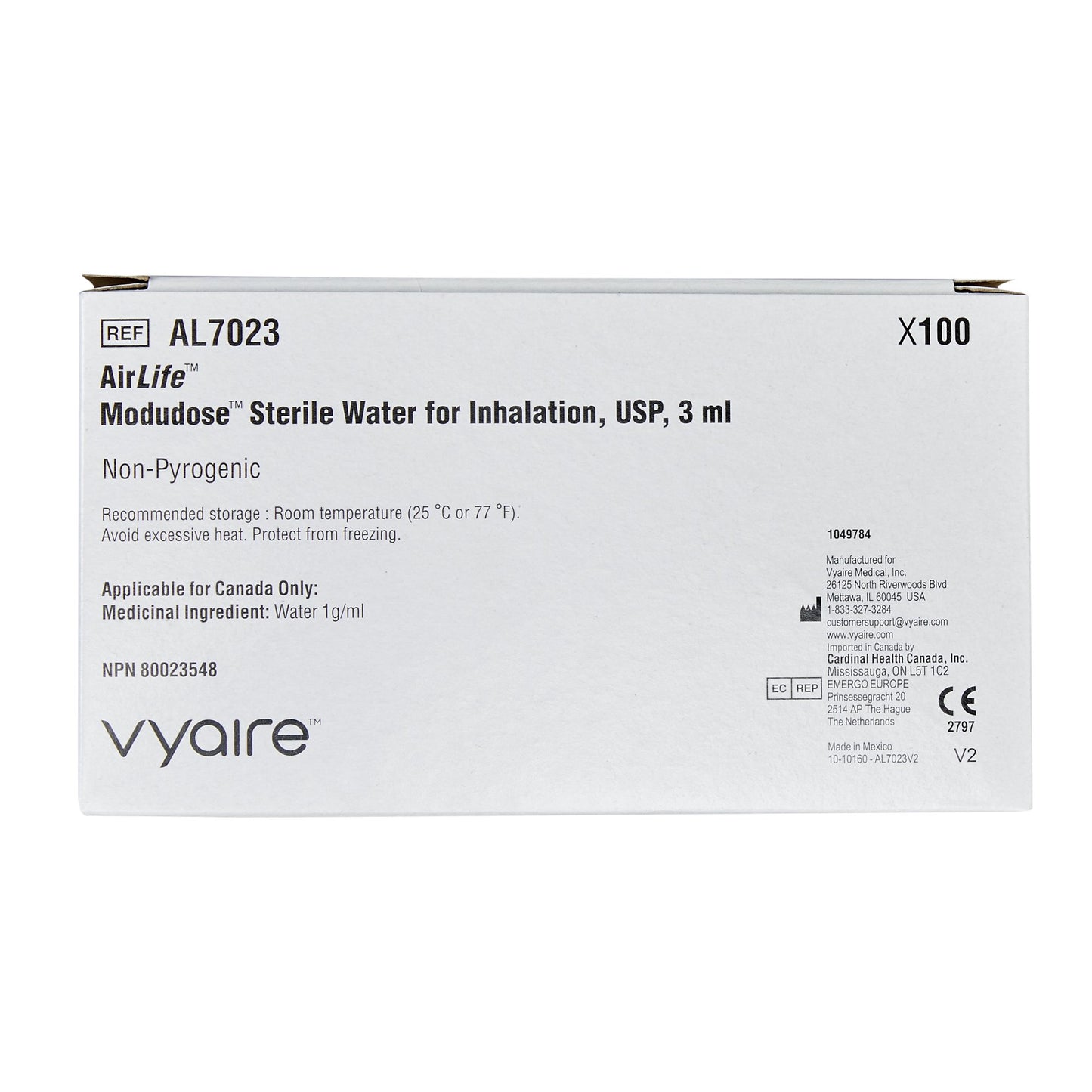 AirLife® Modudose® Respiratory Therapy Solution, 3 mL Unit Dose Vial