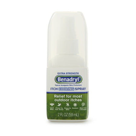 Glaxo Consumer Products 501320302 Benadryl Diphenhydramine / Zinc Acetate Itch Relief Spray