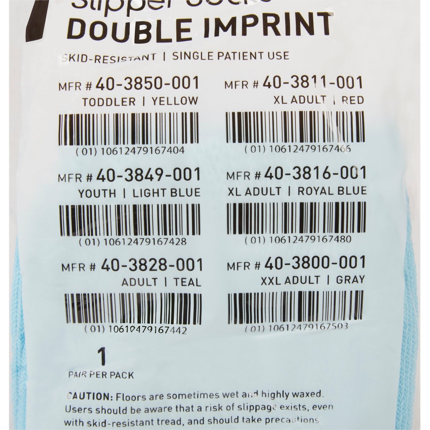 McKesson Terries™ Double Tread Slipper Socks, Youth