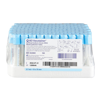 BD Vacutainer® Plus Venous Blood Collection Tube, 2.7 mL, 13 x 75 mm