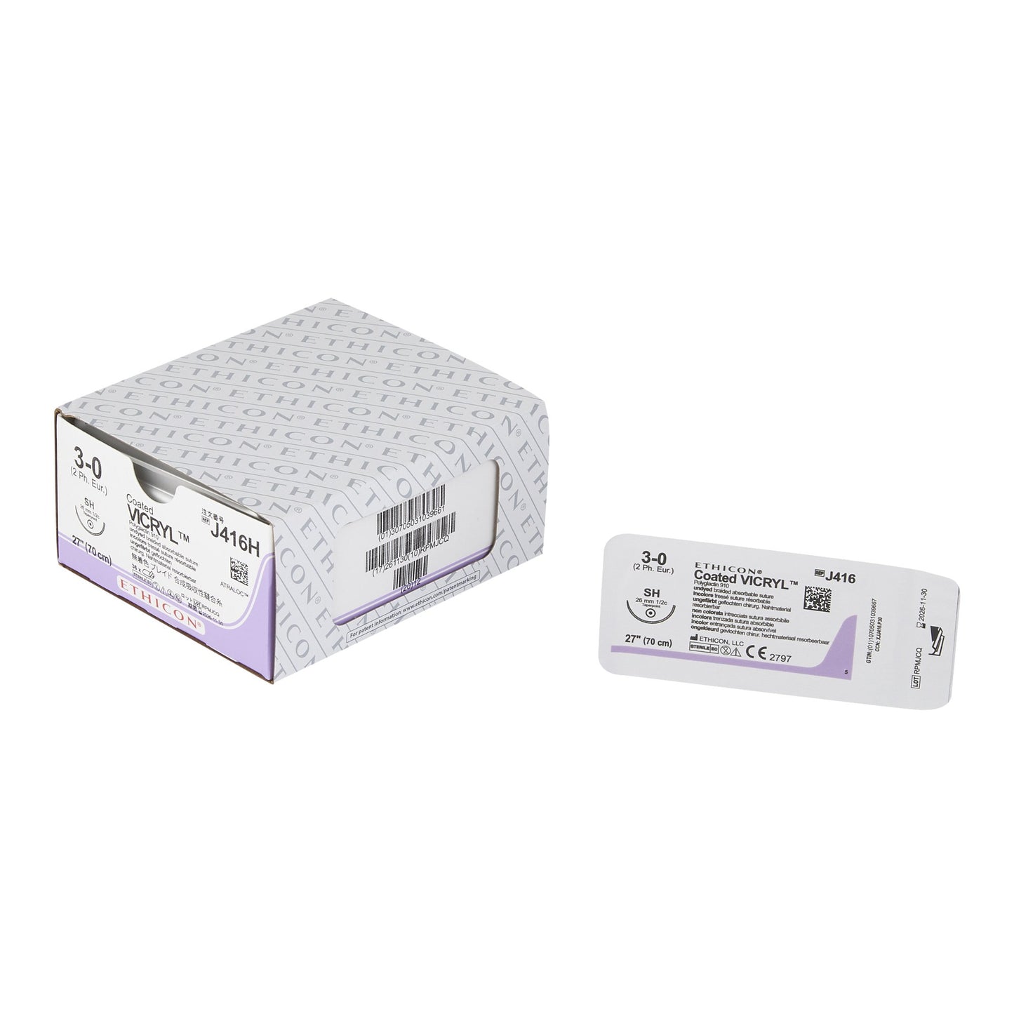 Coated Vicryl™ Suture with Needle