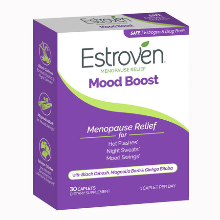 i-Health Inc 92961013335 Estroven Once Daily Menopause Relief Mood Boost Caplets