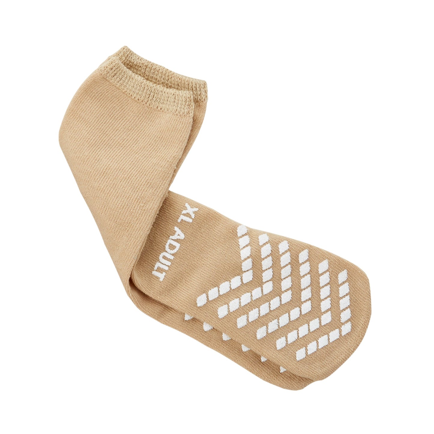 McKesson Single Tread Slipper Socks, X-Large, Tan