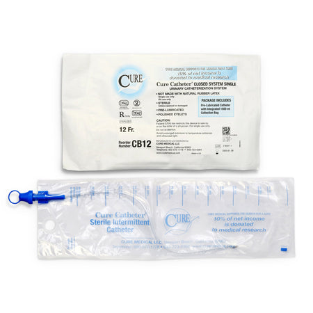 ConvaTec CB12 Cure Catheter Intermittent Catheter Tray, 12 Fr.