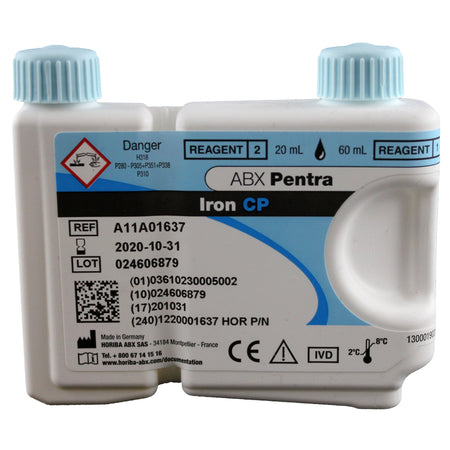 Horiba 1220001637 General Chemistry Reagent ABX Pentra Iron For 400 Clinical Analyzer
