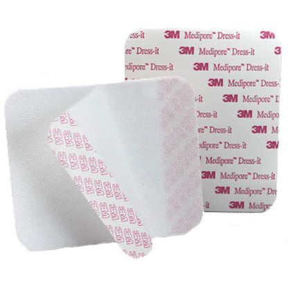 3M™ Medipore Cloth Dressing Retention Tape, 5-7/8 x 5-7/8 Inch, White