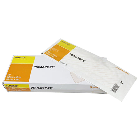 Smith & Nephew 66000321 Primapore Adhesive Dressing, 10 x 30 Centimeter