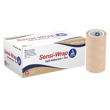 Dynarex 3189 Sensi-Wrap Self-adherent Closure Cohesive Bandage Latex-Free