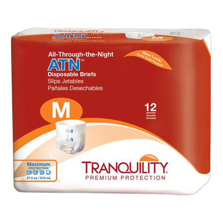 Tranquility 2185 ATN Maximum Protection Incontinence Brief, Medium
