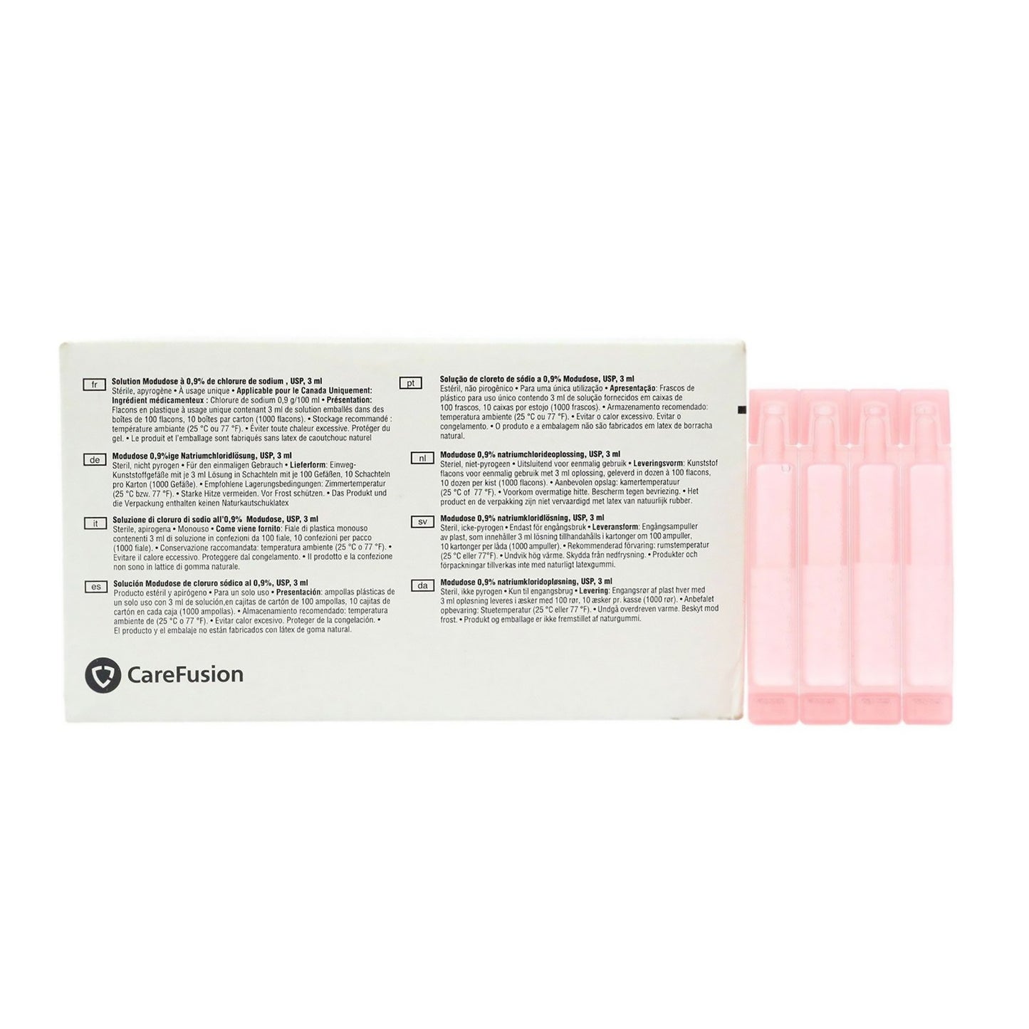 AirLife™ Modudose™ Respiratory Therapy Solution, 0.9% Sodium Chloride, Sterile, Unit Dose Vial, 3 mL