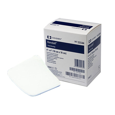 Cardinal 55544 Kendall Nonadhesive without Border Foam Dressing, 4 x 4 Inch