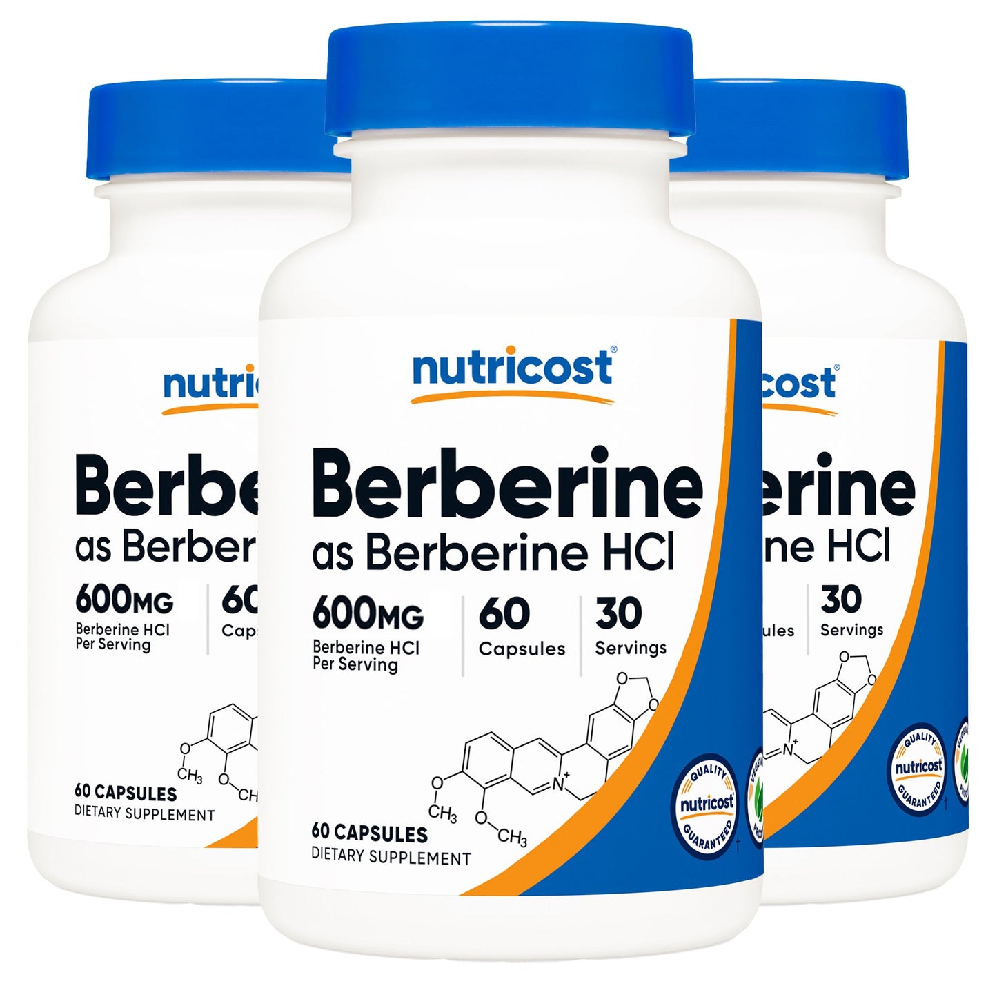 Dietary Supplement nutricost® Berberine 600 mg Strength Capsule 60 Per Bottle