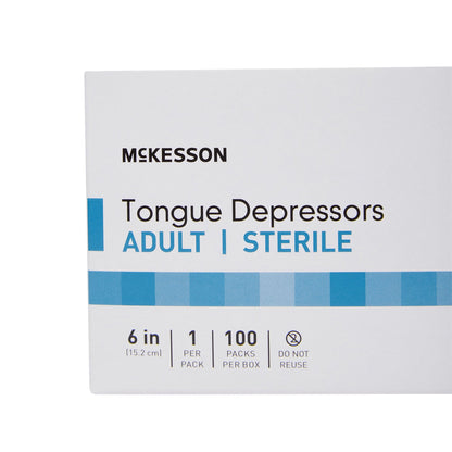 McKesson Tongue Depressors , Senior, Wide Blade, nonsterile