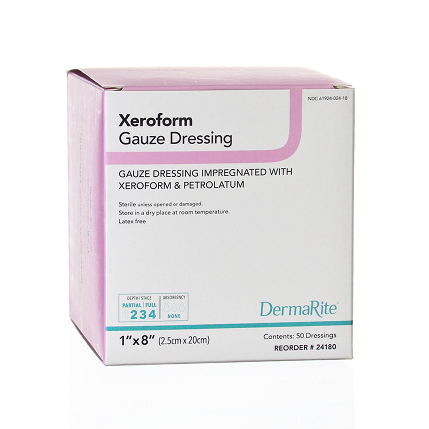 Xeroform™ Petrolatum Impregnated Dressing, 1 x 8 Inch