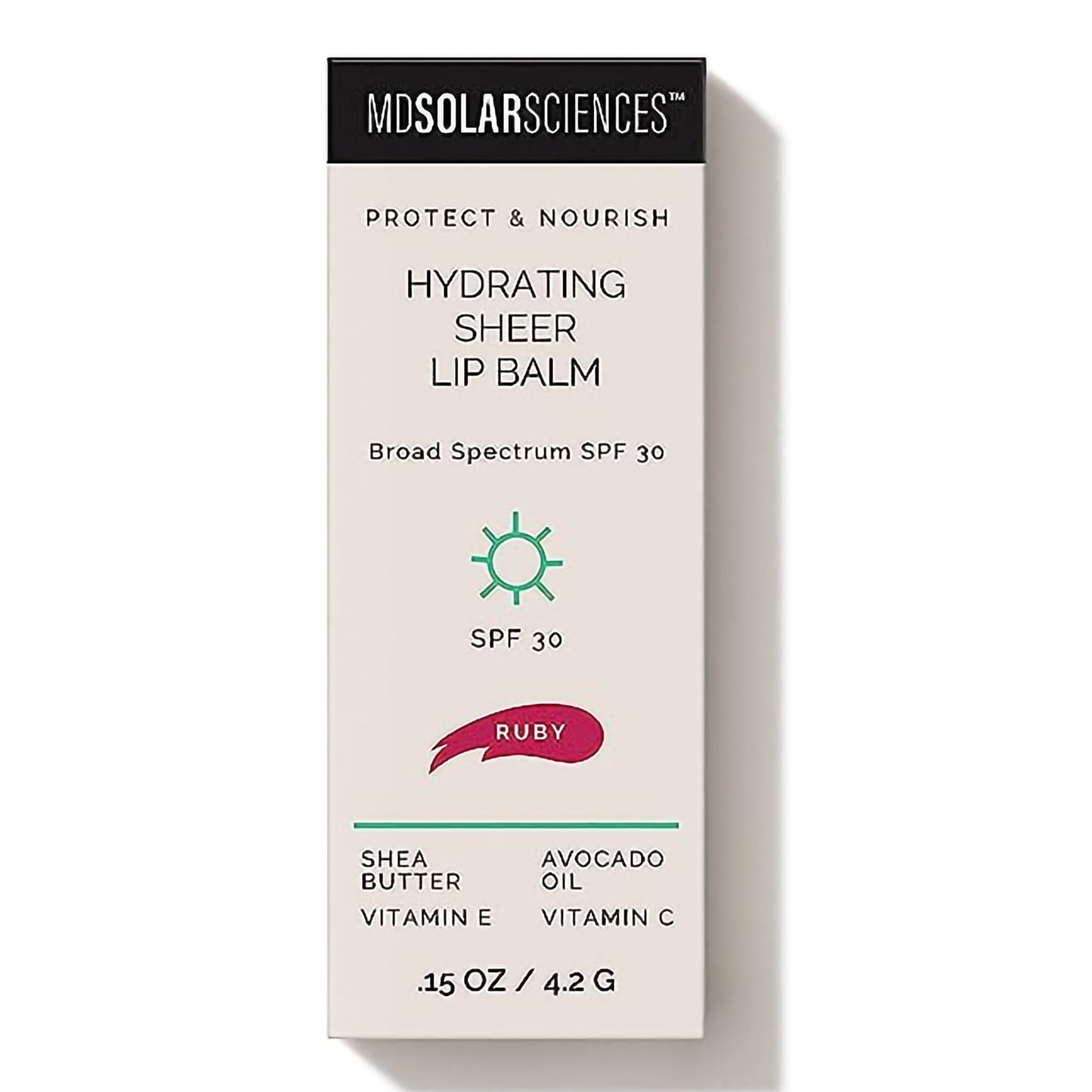 MDSolarSciences® Hydrating Sheer Lip Balm, Ruby (Red)