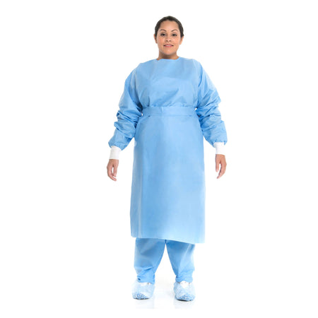O&M Halyard Inc 342891 Halyard Protective Procedure Gown with Knit Cuffs
