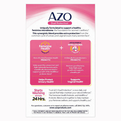 AZO® Dual Protection Urinary + Vaginal Support Capsules