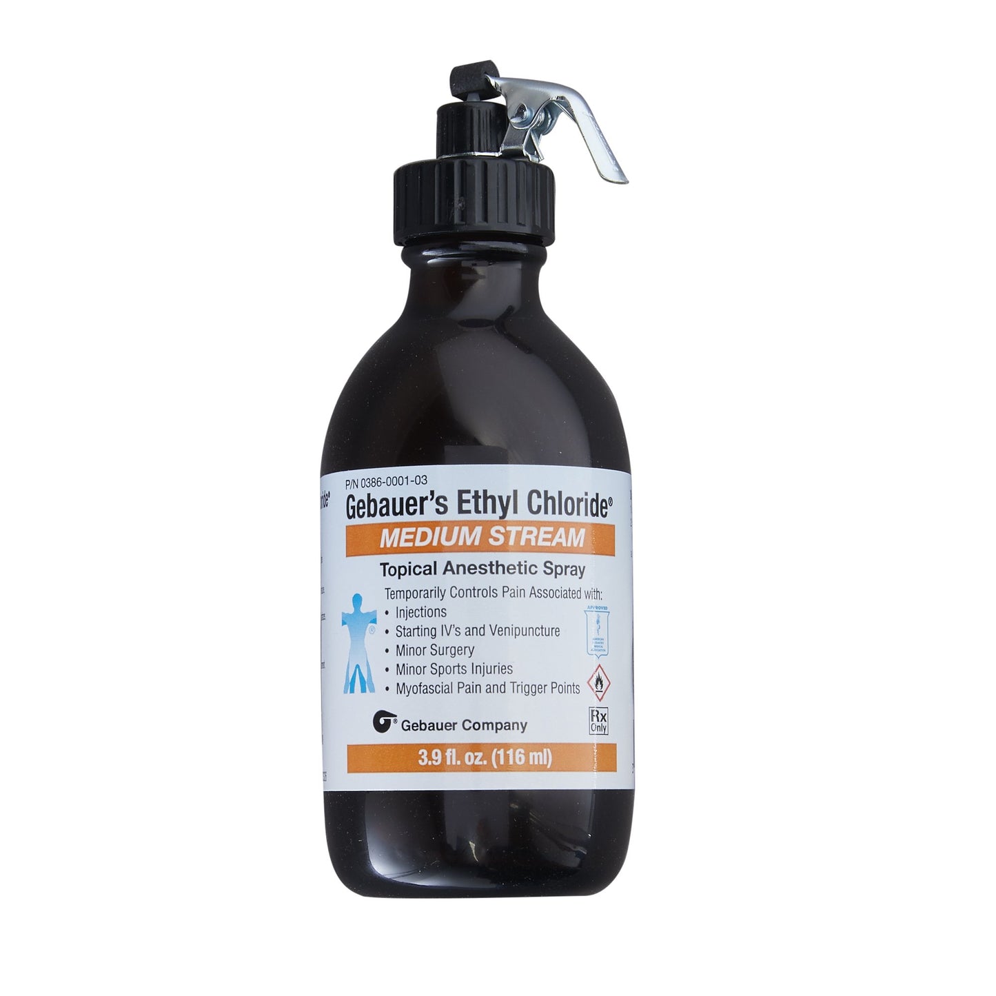 Gebauer's Ethyl Chloride® Topical Anesthetic, 3.9-ounce bottle