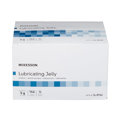 McKesson Lubricating Jelly, 5-gram Packet