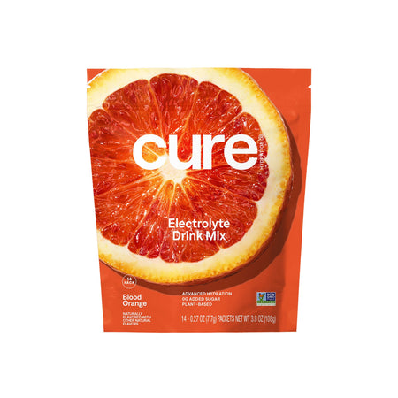 Cure Hydration HM1010 Electrolyte Drink Mix, Blood Orange, 7.7-gram Packets