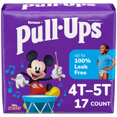 Kimberly-Clark 51358 Pull-Ups Learning Designs for Boys Training Pants, 4T to 5T