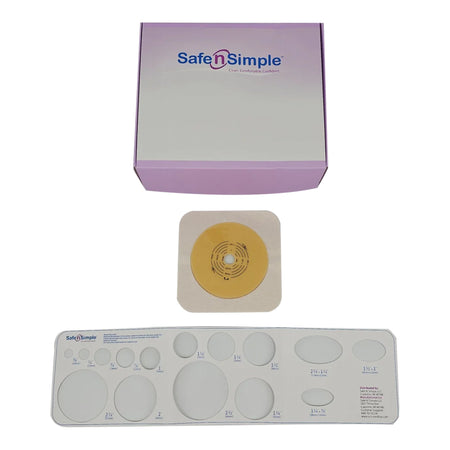 Safe N Simple SNS7305214 Ostomy Barrier Safe n Simple Trim to Fit