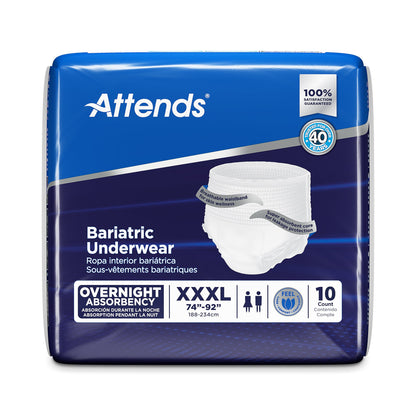 Attends® Bariatric Ultimate Absorbent Underwear, 3X-Large