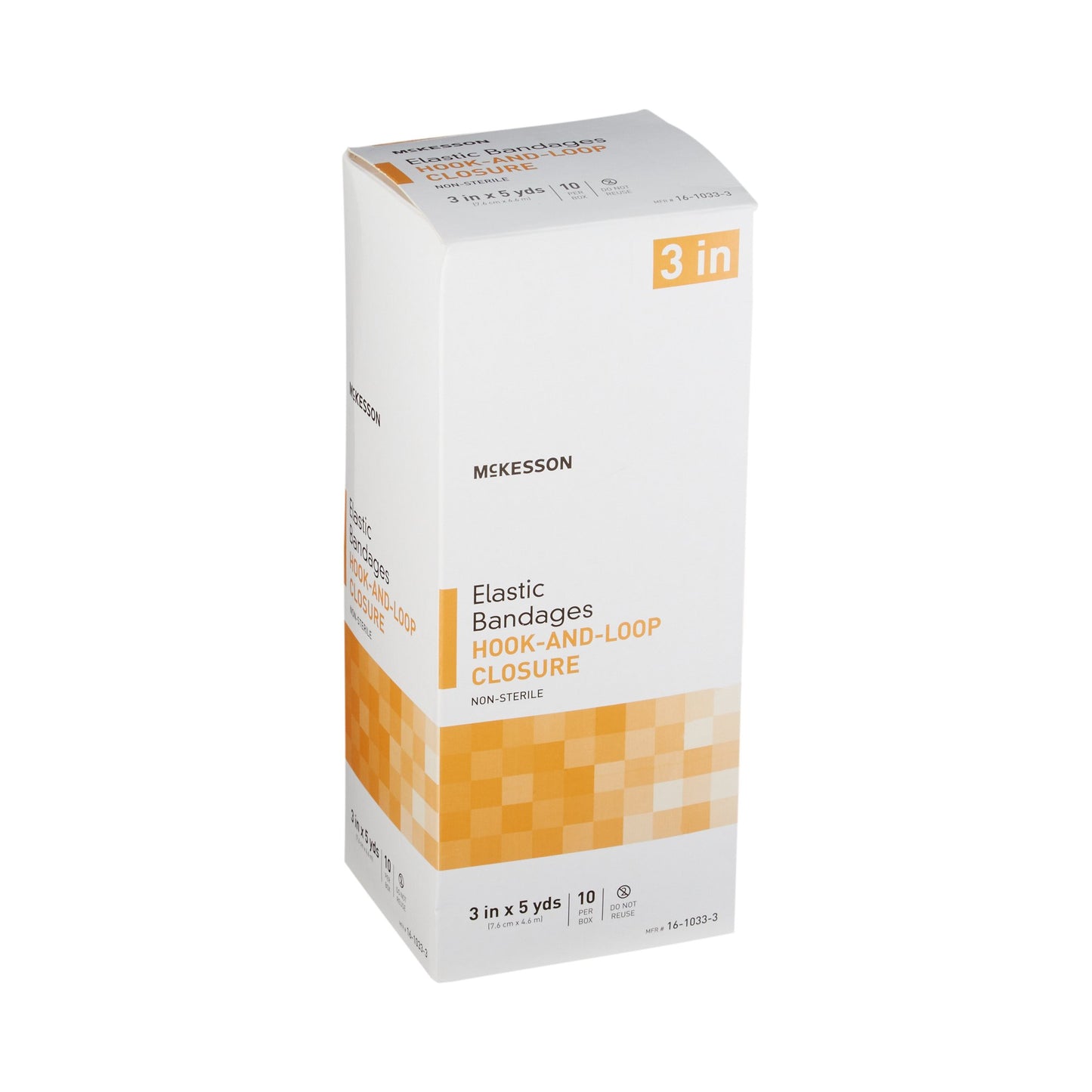 McKesson Hook and Loop Closure Elastic Bandage, 3 Inch x 5 Yard by McKesson Brand product image - view 7