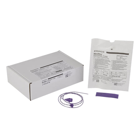 Avanos Medical Sales LLC PFTL6.5P-NC Nasogastric Feeding Tube with ENFit Connector NeoMed 6.5 Fr. 90 cm Tube
