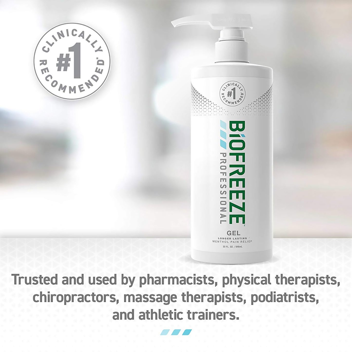 Biofreeze™ Professional 5% Menthol Topical Pain Relief, 32-ounce pump bottle