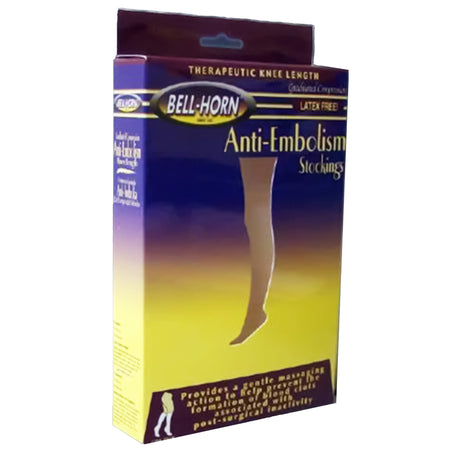 DJO 11560XL Compression Stocking Bell-Horn Knee High X-Large Beige Closed Toe