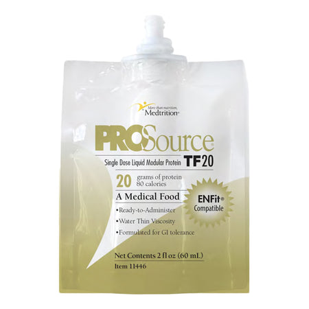 Medtrition/National Nutrition 11446 Tube Feeding Formula ProSource TF20 Unflavored Liquid 60 mL Pouch