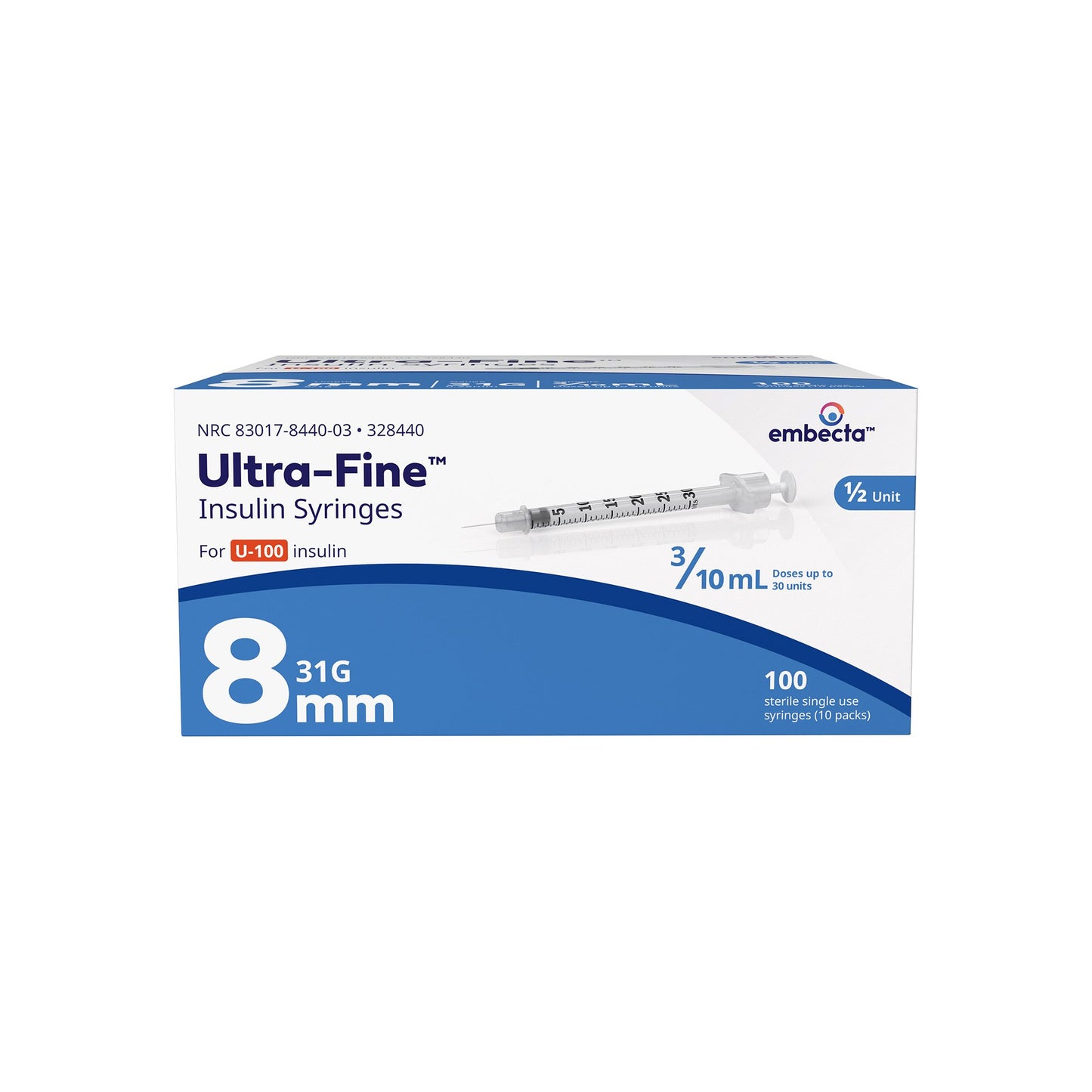 Ultra-Fine™ Insulin Syringe with Needle