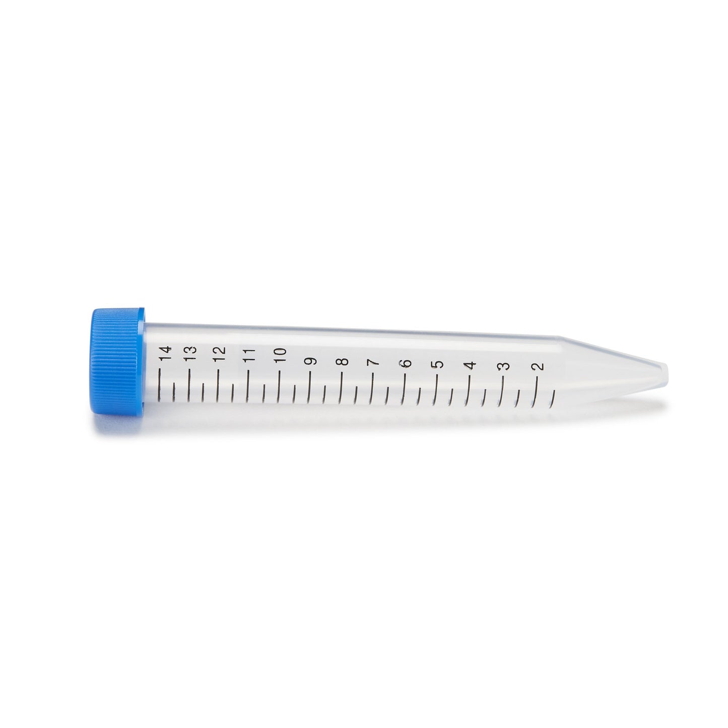 McKesson Centrifuge Tube, 15 mL, 17 x 120 mm, Blue Screw Cap