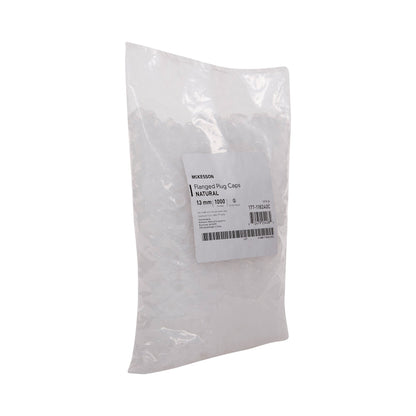 McKesson Tube Closure Flanged Plug Cap Colorless Polyethylene 1000 per Bag