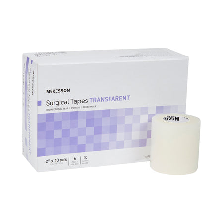 McKesson 16-47220 Plastic Medical Tape, 2 Inch x 10 Yard, Transparent