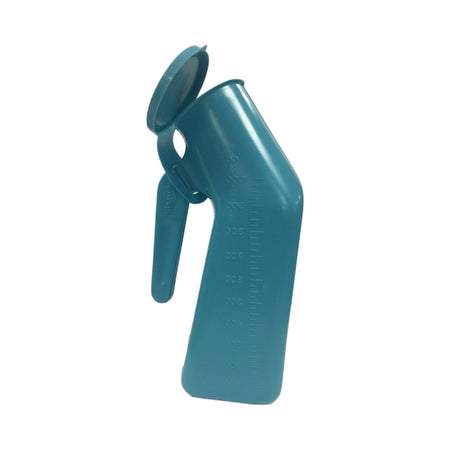 Medegen 95 Male Urinal, Plastic, Blue, 1 Quart / 946 mL