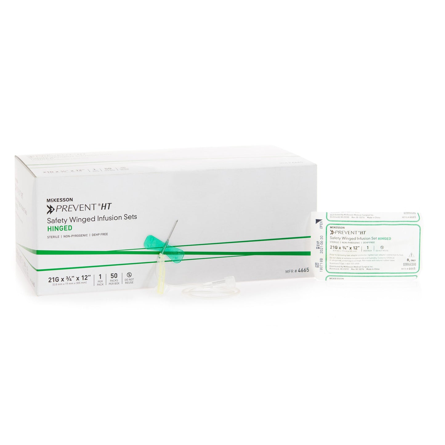 McKesson Prevent® Infusion Set, 21G x 0.75 x 12 in.